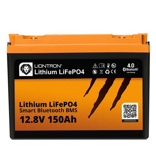 LIONTRON LiFePO4 12,8V 150Ah LX Batterie Smart BMS mit Bluetooth