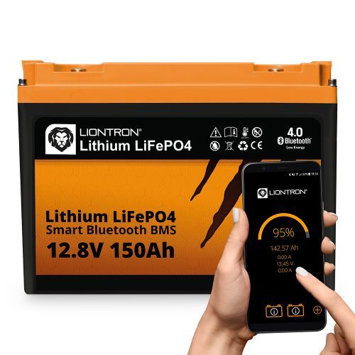 LIONTRON LiFePO4 12,8V 150Ah LX Batterie Smart BMS mit Bluetooth