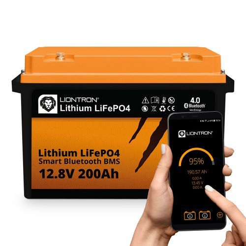 LIONTRON LiFePO4 12,8V 200Ah LX Batterie Smart BMS mit Bluetooth