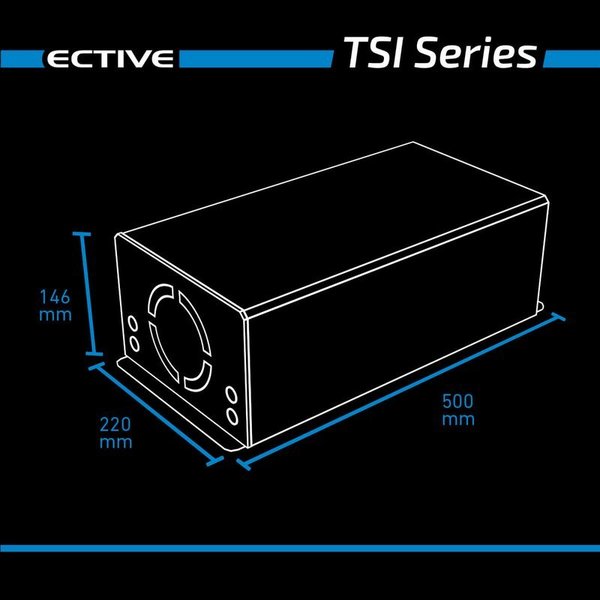 ECTIVE TSI 30 Sinus-Wechselrichter 12V
