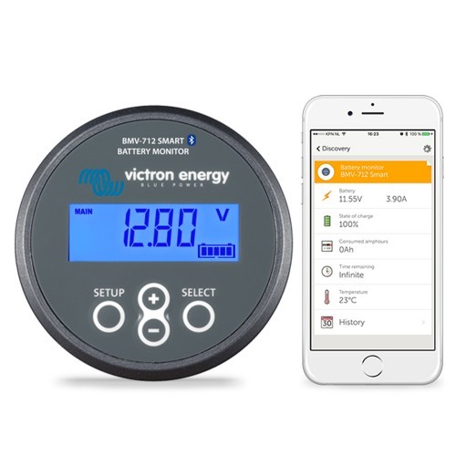 Victron Energy Batterie Monitor BMV-712 Smart grau / schwarz