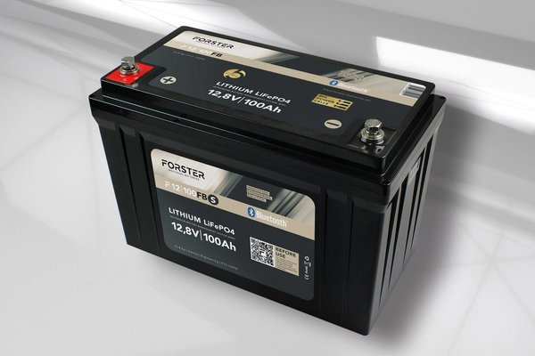 Forster-Batteries 12,8V Lithium 20/50/100/200/300Ah LiFePO4 Standard BMS Smart Bluetooth